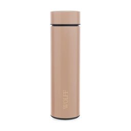 Garrafa Térmica em Aço Inox com Termômetro Led 500ml Rosa - 1