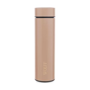 Garrafa Térmica em Aço Inox com Termômetro Led 500ml Rosa