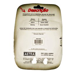Acabamento Válvula Descarga Branco Astra Vdau - 3