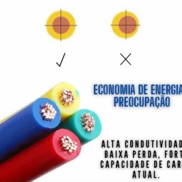 fio cabo flexivel 2,5mm rolo 100 metros MAXTOP:preto - 8