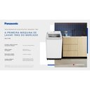 Ver imagem 7 de Máquina de Lavar Panasonic 19kg 10 Programas Branco 110v