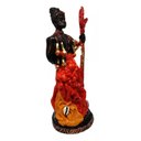 Ver imagem 4 de Kit Defumador Espiritual + Imagem Resina Orixá 15 Cm + Guia