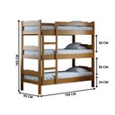 Ver imagem 4 de Treliche com 3 Colchões Solteiro em Madeira Maciça Reforçada
