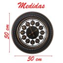 Ver imagem 4 de Relógio de Parede Decorativo Elegante Vazado Vintage de 50cm