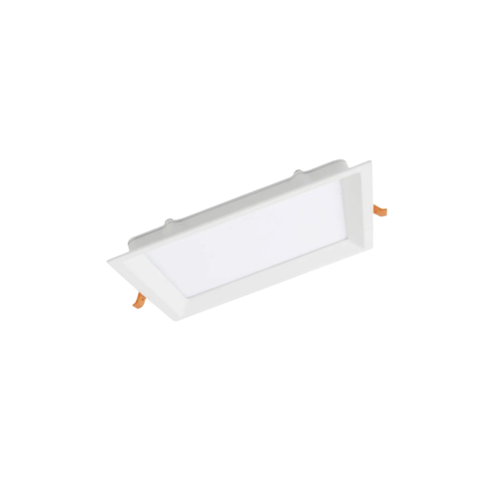 Kit 10 Painel Plafon Led Teto Embutir Quadrado 24w - Branco - Bco Neutro 4000k