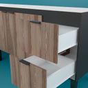 Ver imagem 6 de Balcão de Cozinha para Pia 150cm 3 Portas 2 Gavetas 