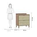 Ver imagem 3 de Balcão De Cozinha C/Tampo 80cm 2 Gavetões Frontal Vidro