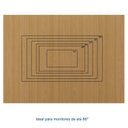 Ver imagem 5 de Painel Liso para TV 86 Polegadas Planejado 280x250cm Aruá CabeCasa MadeiraOriginals Marrom/Jatobá