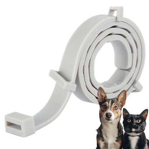 Coleira Anti Pulga Cao Cachorro Kit 4uni Gato Pet Canino Felino Leishmaniose Ajustavel Proteçao Resi