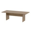 Ver imagem 3 de Mesa para Reunião 8 Lugares 220x100cm Marrom/Amêndoa