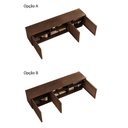 Ver imagem 4 de Rack Ripado 3 Portas 175 cm TV até 70 Madeira 3 Portas Ripadas Imbuia Ole Idimex