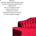 Ver imagem 2 de Divã Recamier Styllus Veludo Lado Direito