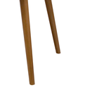 Ver imagem 5 de Mesa de Jantar Redonda Agnes Pés Palitos Amêndoa Tampo Fendi com Vidro Fendi Sobreposto 120 Cm