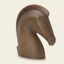Ver imagem 2 de Escultura Decorativa Cavalo Marrom em Poliresina Mart
