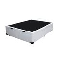 Ver imagem 3 de Cama Box Baú Casal Anka Star Sintético Branco 40x138x188