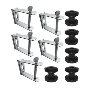 Kit 5 Rack Armacao 1/8 Pesada com Isolador