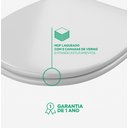 Ver imagem 2 de Assento Sanitário Stylus Celite 1.6gpf/6lpf Bege Pergamo Mdf Sicmol