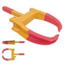 Ver imagem 1 de Trava de Pneu Universal Bloqueador de Roda Moto Carro Antifurto Roubo Estacionamento Reboque Seguran