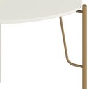 Ver imagem 5 de Mesa Lateral para Sala de Estar Alta Pés Industrial Dourado Alef I03 Luna - Lyam Decor
