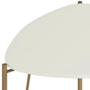 Ver imagem 6 de Mesa Lateral para Sala de Estar Alta Pés Industrial Dourado Alef I03 Luna - Lyam Decor