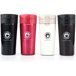 Copo Térmico Café Aço Inox Caneca A Vácuo Vacuum Chá 380 ml:BRANCO - 7