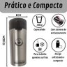 Copo Térmico Café Aço Inox Caneca A Vácuo Vacuum Chá 380 ml:BRANCO - 4