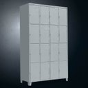 Ver imagem 1 de Armário Roupeiro de Aço Vestiário 16 Portas Locker