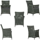 Ver imagem 5 de 2 Poltronas e 1 Mesa Igapó em Alumínio Pintura Marrom Corda Náutica Estofado 11