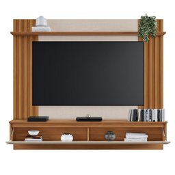 Painel para Tv até 65" Freijó/off White Notável Móveis - 8 Painel para Tv até 65" Freijó/off White Notável Móveis - 8