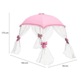 Dossel Infantil Para Princesas Disney e Barbie Star Rosa - Pura Magia - 4