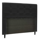 Ver imagem 2 de Cabeceira Box King 1,95cm Berlin Jla Móveis Corino Preto