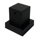 Ver imagem 5 de Acabamento Volante Quadrado Preto Registro Base Padrão Deca