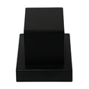 Ver imagem 2 de Acabamento Volante Quadrado Preto Registro Base Padrão Deca