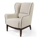 Ver imagem 3 de Poltrona Dekorien Milena Premium Algodão Linha Alta