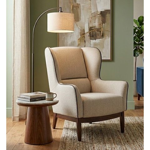 Poltrona Dekorien Milena Premium Algodão Linha Alta