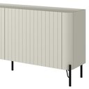 Ver imagem 7 de Rack para Sala de Estar Tv 75 Pol 4 Portas Brise Pés Industrial Preto Alef I03 Luna - Lyam Decor