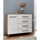 Ver imagem 3 de Cômoda 4 Gavetas 1 Porta Verona 