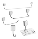 Ver imagem 1 de Kit de Acessorios com 5 Peças Zip Cromado Cód. B8000i9cr0