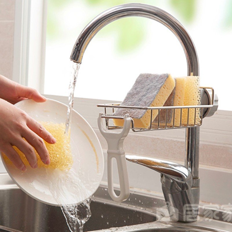 Suporte Organizador com Fixação na Torneira Sabão Pia Cozinha - 6