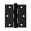 Ver imagem 1 de Dobradiça Inox P Porta C/ Rolamento 3½x3 Preta - 1 Unidade