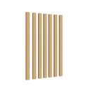 Ver imagem 3 de Kit 60 Ripas 5x50 em Mdf Cru 3mm Painel Shiplap Ripado