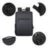 Mochila Notebook Moderna Resistente Hwj Cor Preto 30l - 3