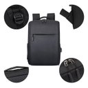 Ver imagem 3 de Mochila Notebook Moderna Resistente Hwj Cor Preto 30l