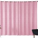 Ver imagem 3 de Cortina Sala Jacquard 4.00m X 2.60m Semi Blackout Requinte Varão Simples:Rosa