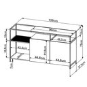 Ver imagem 4 de Buffet Industrial York com 135 cm - Vermont/Preto