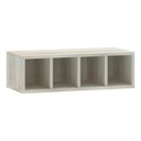 Ver imagem 1 de Nicho Garrafeiro Horizontal Luciane 60 Cm Lis Legno Crema