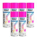 Ver imagem 1 de Tinta Aerossol Rosa Fluorescente 350 Ml/250g Kit 6