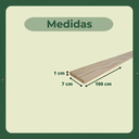 Ver imagem 4 de 50 Ripas Sarrafos 1x7x100 Cm Madeira de Pinus Artesanato