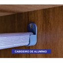 Ver imagem 6 de Guarda Roupa Solteiro Ripado 100% MDF Aspen - Arbo Design