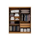 Ver imagem 3 de Guarda Roupa Solteiro Ripado 100% MDF Aspen - Arbo Design